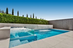 Cooke Industries Hero Image of Pool and Spa with Window