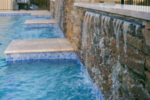 Riviera Pools water feature