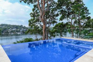 Artesian Pools Sydney pool builder great view high placed pool