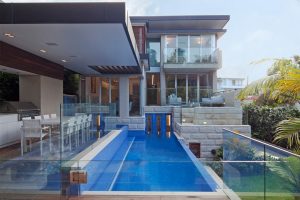 Living Waters Pools & Spas home and pool